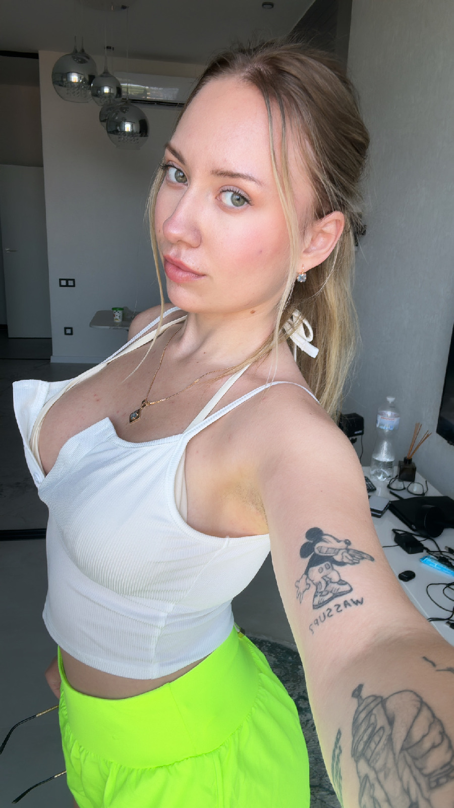 KateV in her underwear in Djibouti