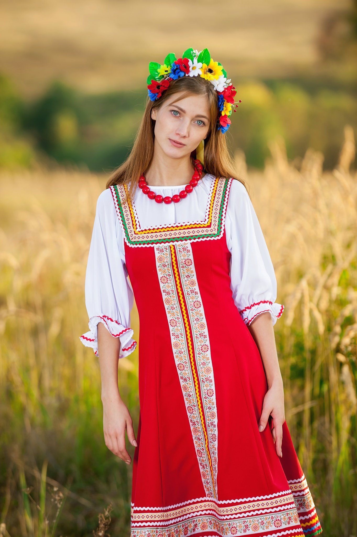 Women in Slavic costumes in Djibouti — step in, relax, and chat live